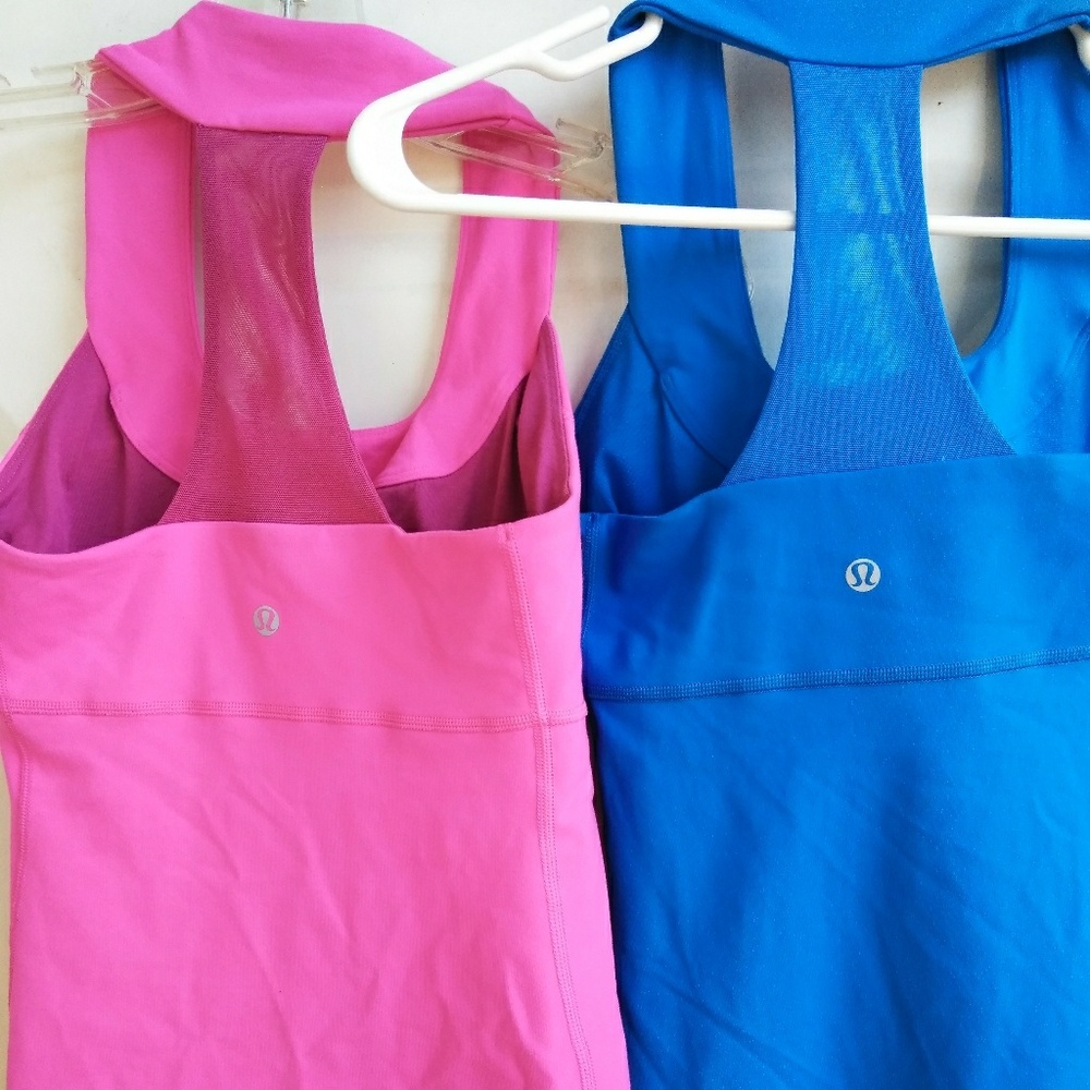 BUNDLE! ❤💙 Lululemon BUNDLE, BLUE & PINK SIZE 4.